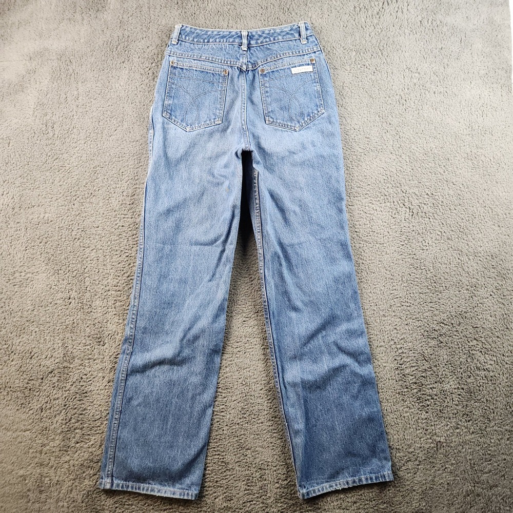 Calvin Klein True Vintage Jeans Tag 12 Actual 26x32 High Waisted USA 80's Denim